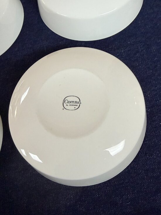 Corning Centura White Cereal Soup Bowls Set of 4 Vintage 1970s Milk Glass - Picture 6 of 8